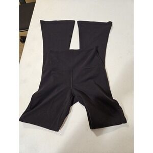 Lululemon Pants Black High Rise Flare Leggings Size4 Yoga Athletic Workout (L48